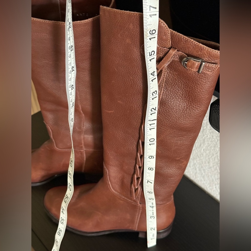 ANTONIO MELANI Tan Over the Knee Boots - Picture 3 of 13